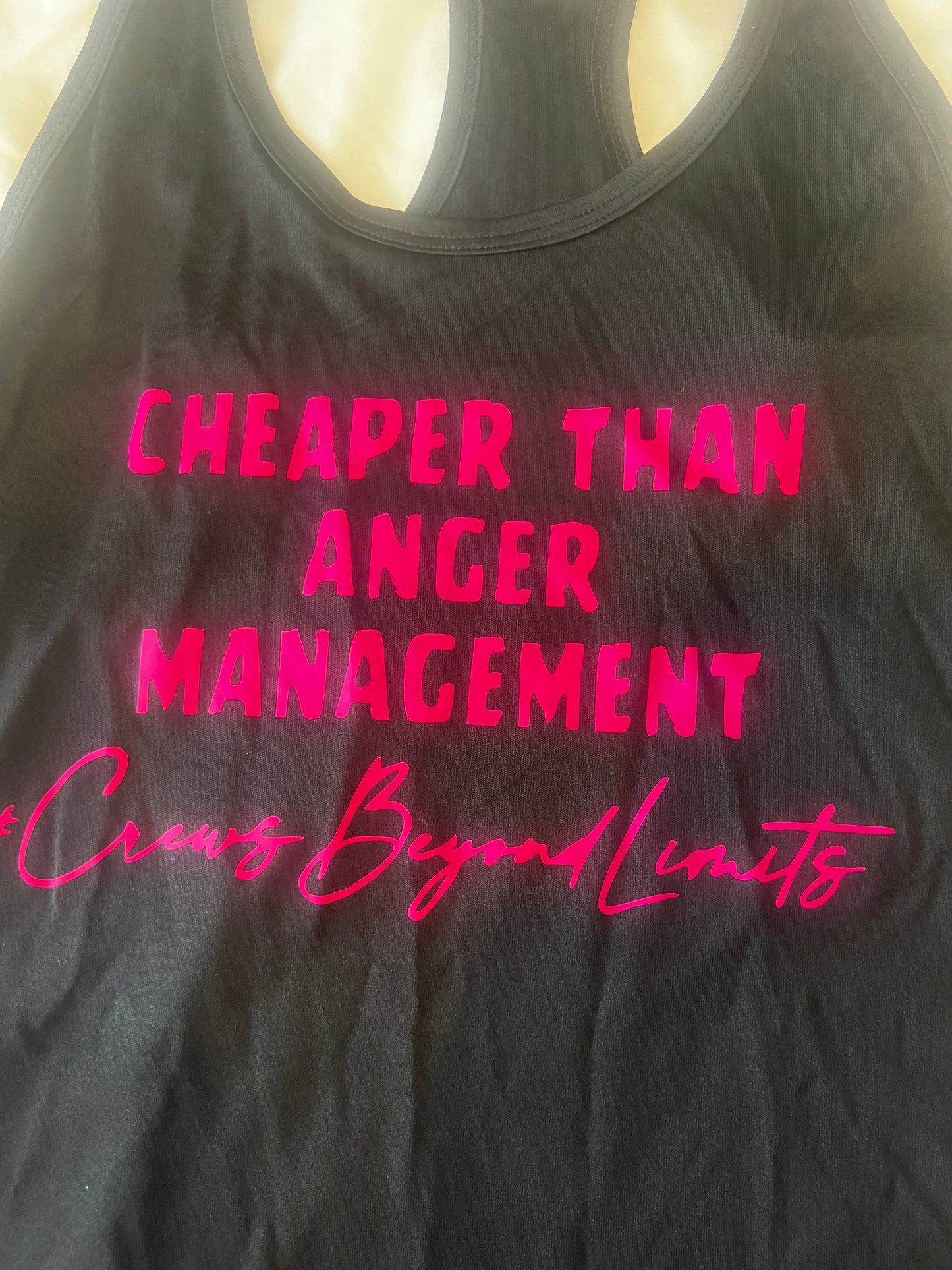 Cheaper than anger management Workout Tank